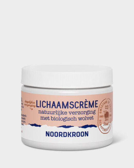 Lichaamscrème met biologisch wolvet - 350 ml