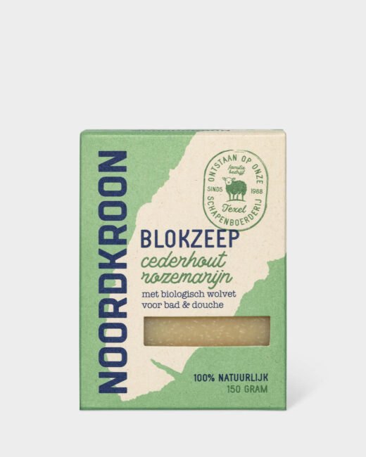 Blokzeep cederhout & rozemarijn - 150 gr